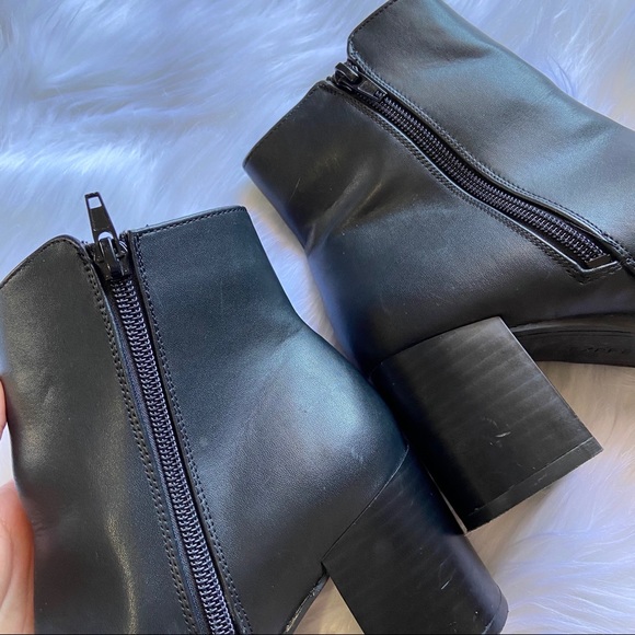 Express black Ankle Boots with silver studs. - Picture 7 of 8